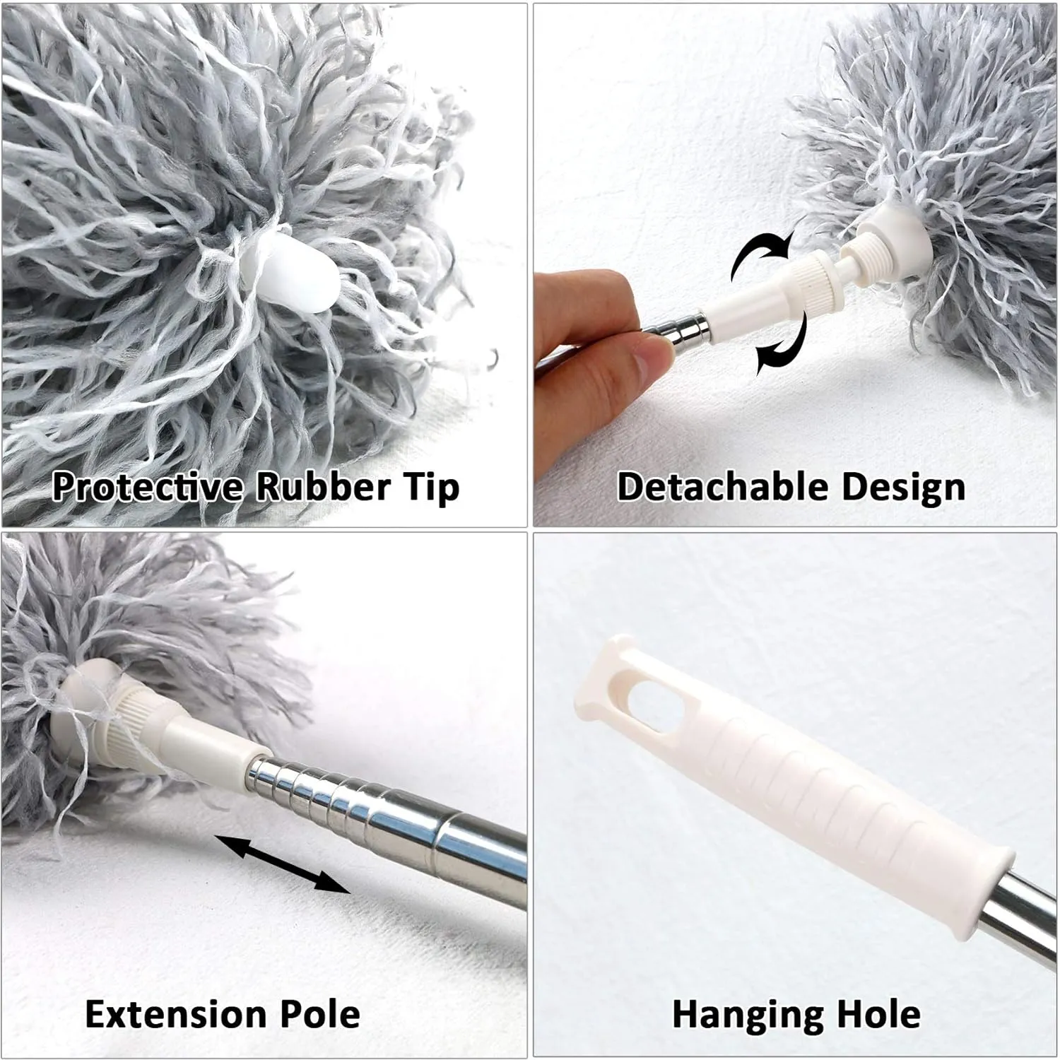 Duster With Steel Handle for Fan Cleaning - Image 11