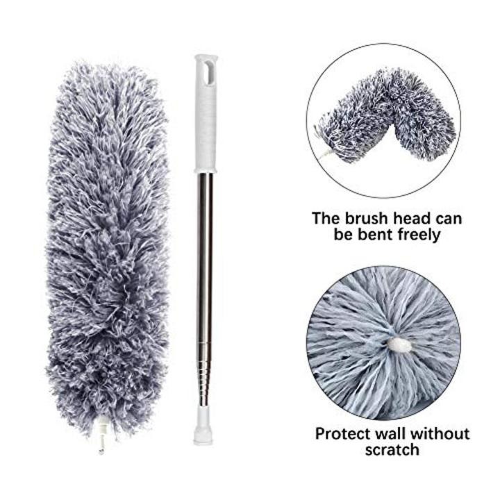 Fan Cleaning Brush with Telescopic Pole | Microfiber Duster for Ceiling Fans, Lights & Cars – Pakistan - Image 6